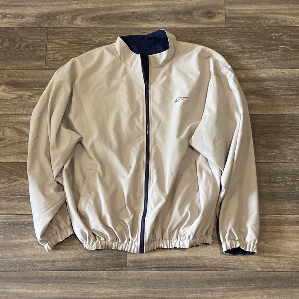 Early 2000s Greg Norman zip up jacket